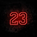 23 neon sign