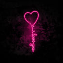 Balloon Heart neon sign