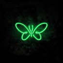 Large Butterfly Neon Light