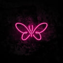 Large Butterfly Neon Light