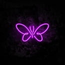 Large Butterfly Neon Light