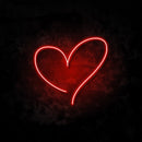 Heart neon sign