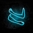 Hugging Arms neon sign