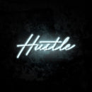 Hustle neon sign
