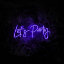 Lets Party Neon Sign
