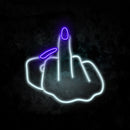 Middle Finger Neon Sign