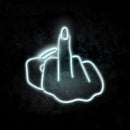 Middle Finger Neon Sign