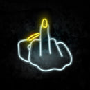 Middle Finger Neon Sign