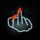 Middle Finger Neon Sign
