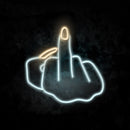 Middle Finger Neon Sign