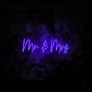 Mr & Mrs Neon Sign