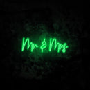 Mr & Mrs Neon Sign