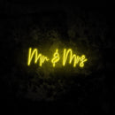 Mr & Mrs Neon Sign