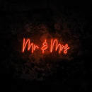 Mr & Mrs Neon Sign