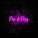 Mr & Mrs Neon Sign
