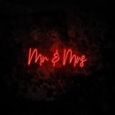 Mr & Mrs Neon Sign