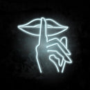 Shhh Lip Neon Sign