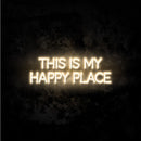 This Is My Happy Place Neon Sign