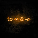 To Infinity And Beyond Neon Sign