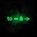 To Infinity And Beyond Neon Sign