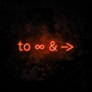 To Infinity And Beyond Neon Sign