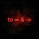 To Infinity And Beyond Neon Sign