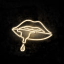 Wet Lips Neon Sign