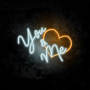 You & Me Neon Sign